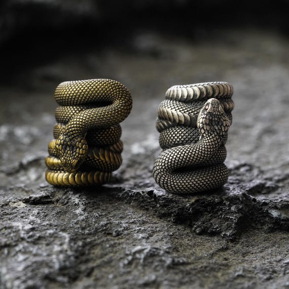 Paracord bead Rattlesnake Handmade snake knife bead-lanyard bead-EDC bead-paracord beads-custom bead-gift for men-bracelet bead-present