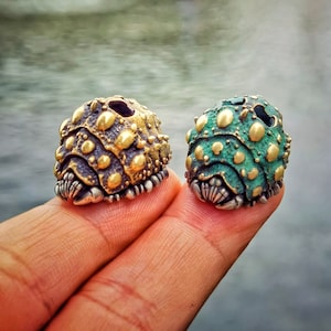Ohmu Bug Bead: Brass Paracord Lanyard Bead - Miyazaki Fan Art