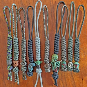 550bl Paracord Lanyard handmade knife lanyard-Lanyard only (no bead)