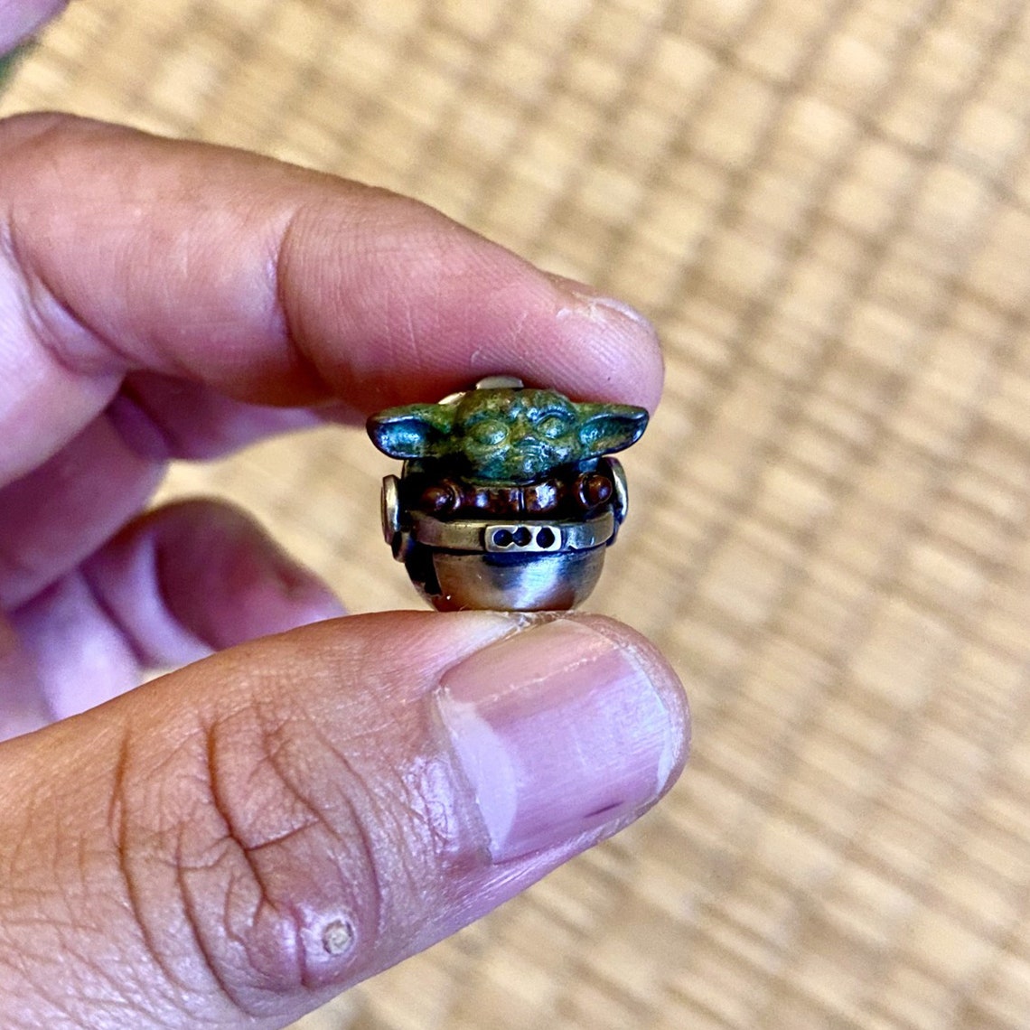 Paracord Bead baby Yoda Floating in a Pod Etsy