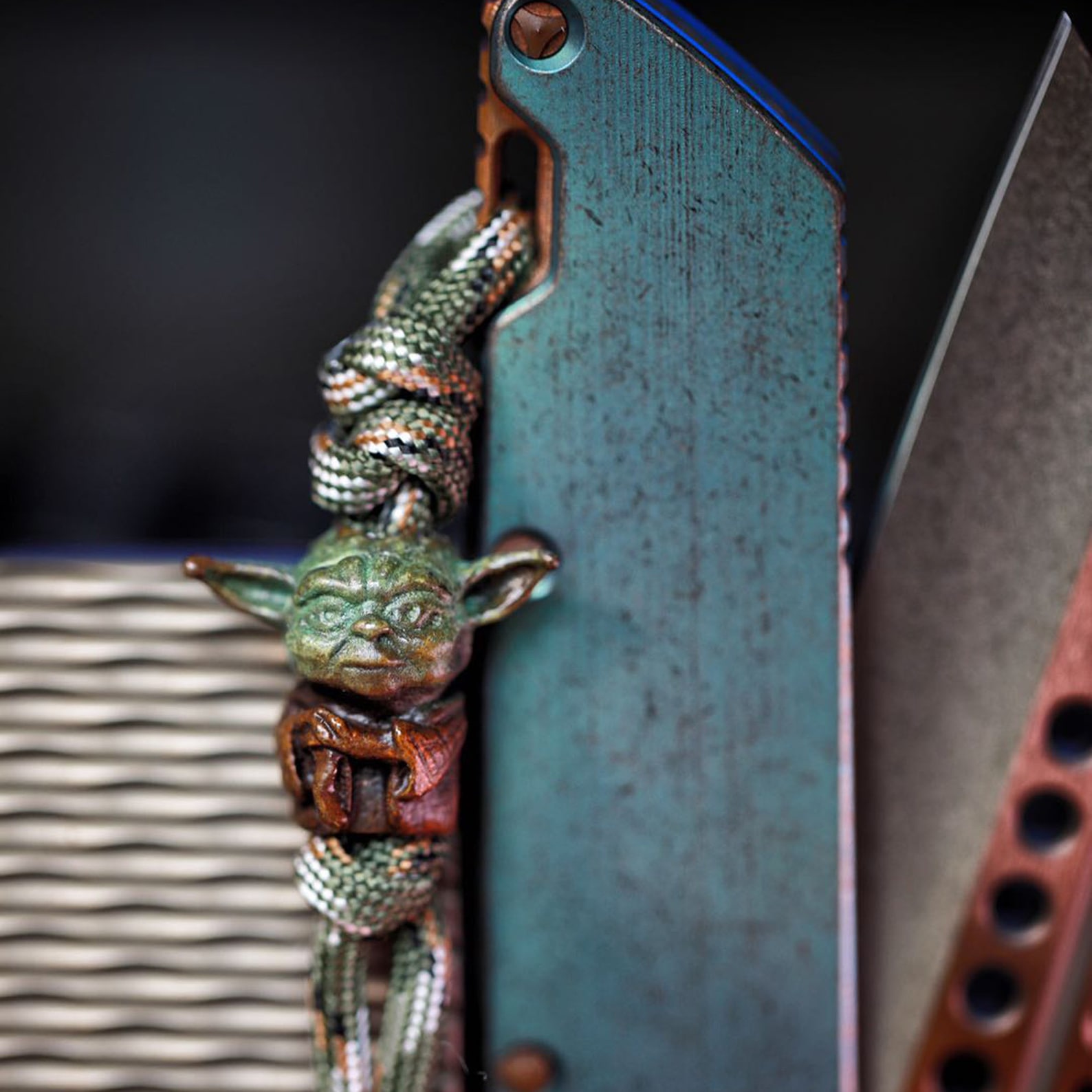 Paracord Bead master Yoda Mandalorian Star War Etsy