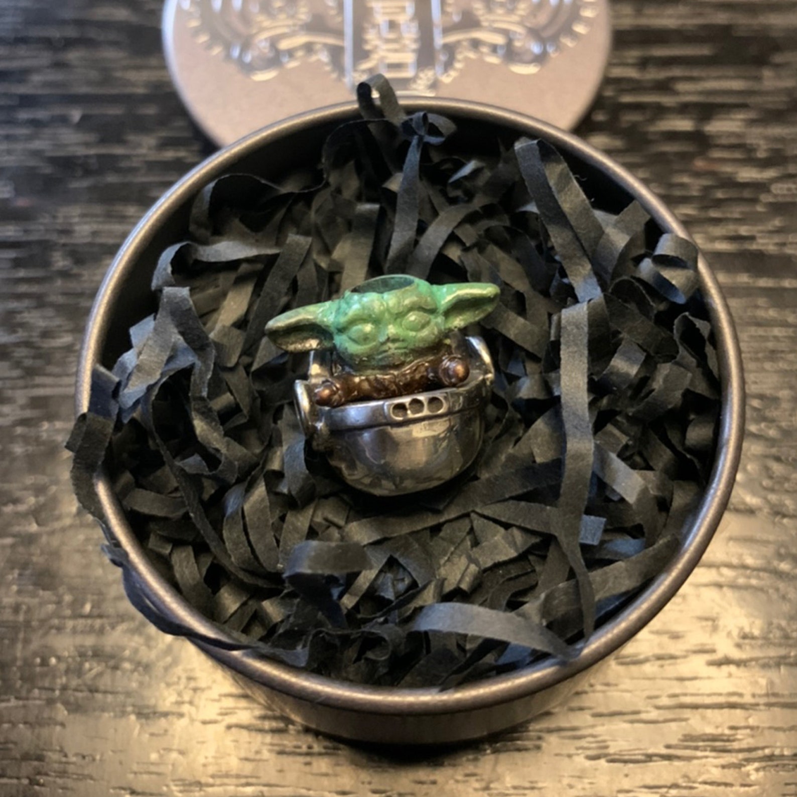 Paracord Bead baby Yoda Floating in a Pod Etsy