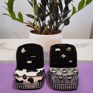 Mini heel jewelry ring/earrings holder