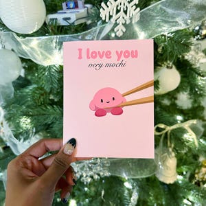 Carte Kirby Je t'aime - Carte d'amour