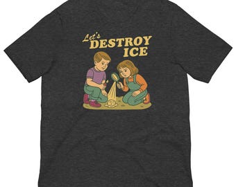 Abolish ICE Protest Tee: Comfort Colors Activist T-Shirt