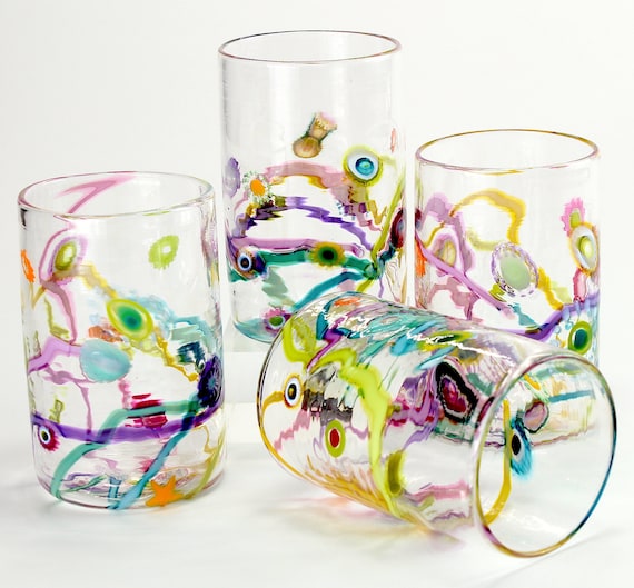 Fun water glasses clearance