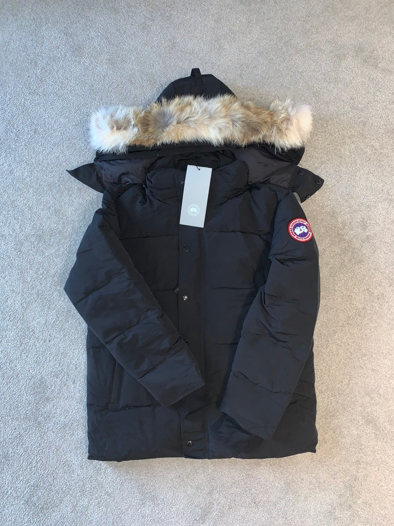 Canada Goose Wyndham Parka geïnspireerd Jas met Bont voor Etsy