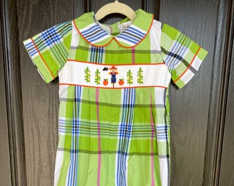 smocked onesie