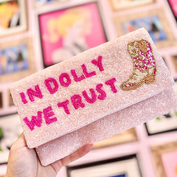 Dolly Beaded Clutch