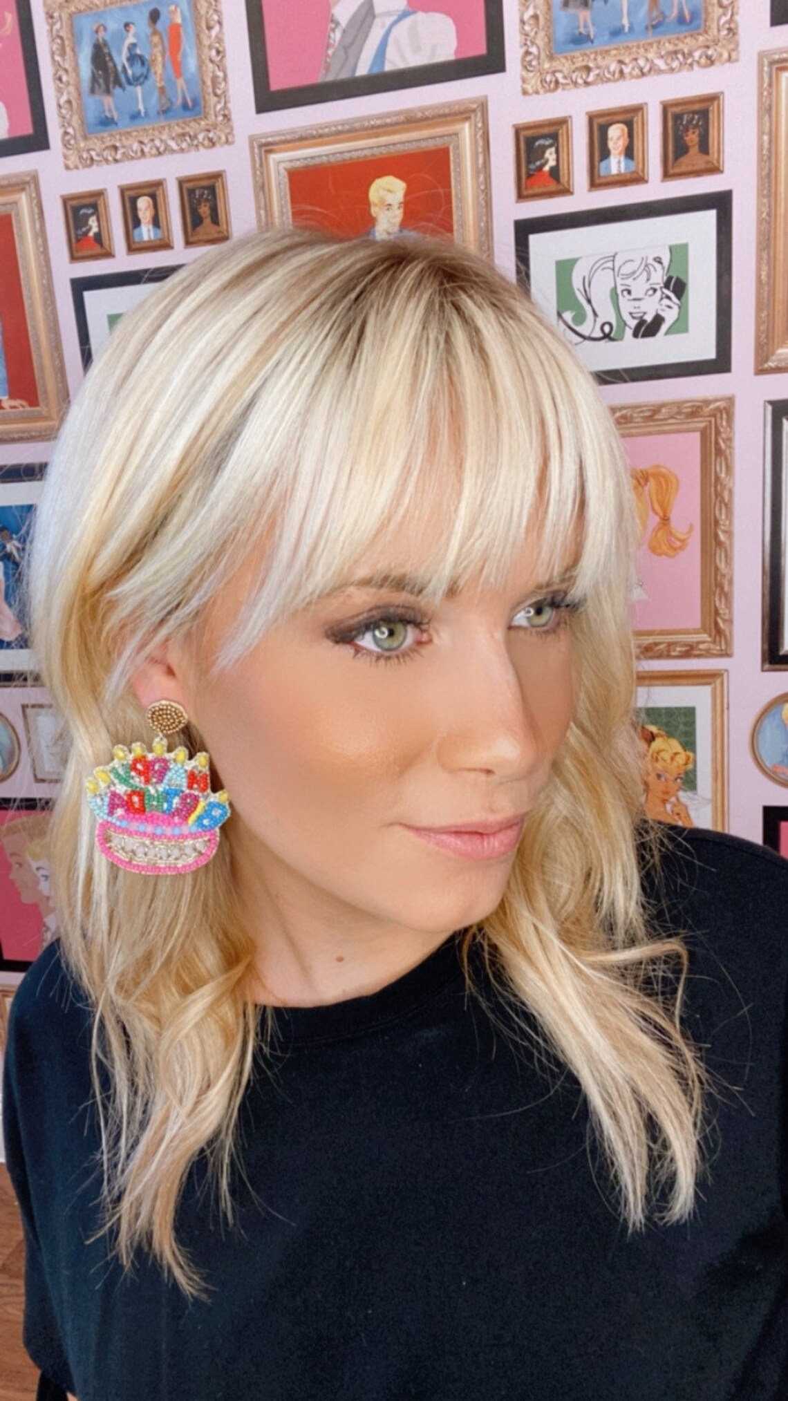 Birthday Drink/Cake Earring