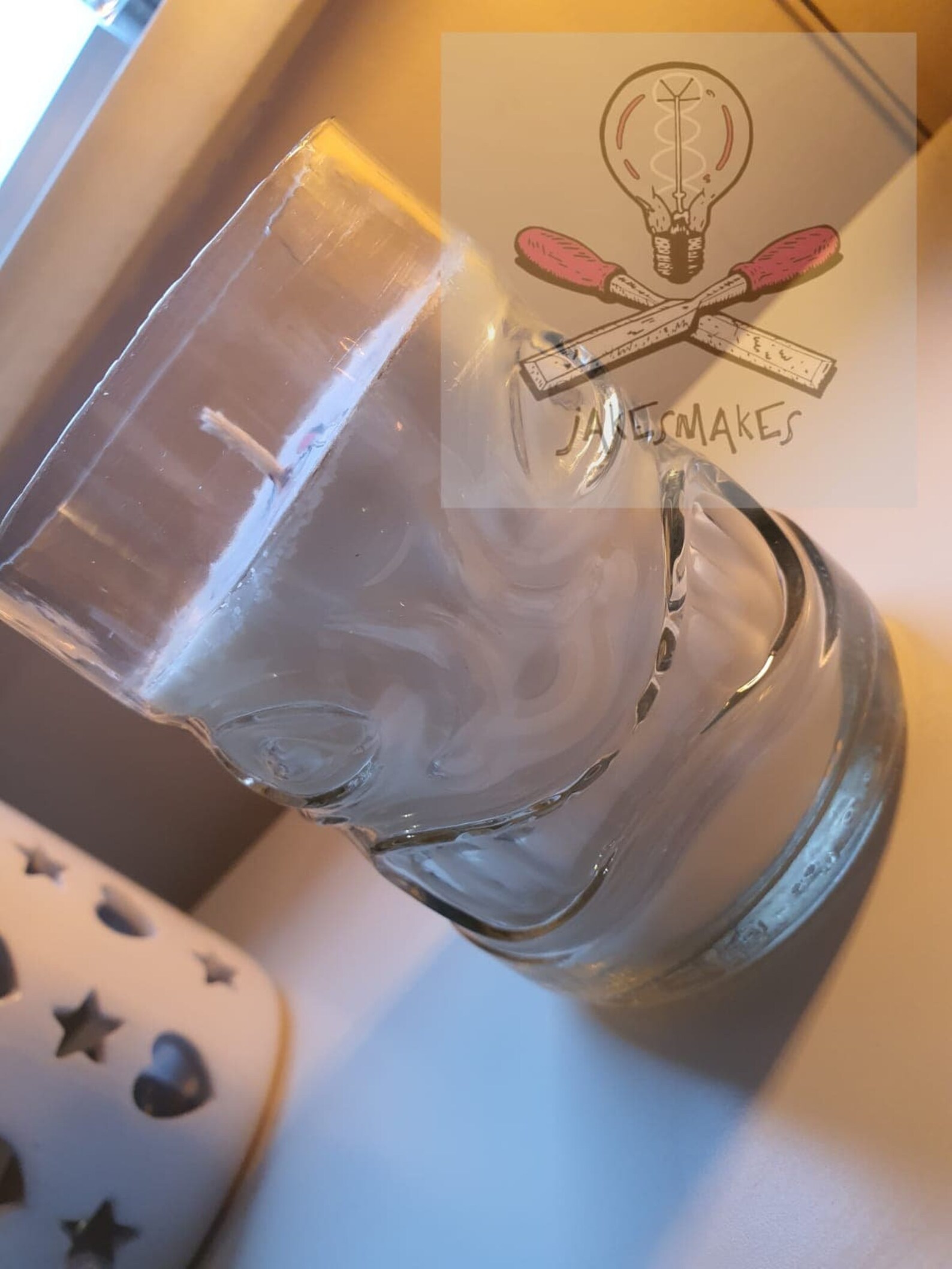 Unique Liquor Bottle Candle Recycled Glass vanilla Scented Etsy