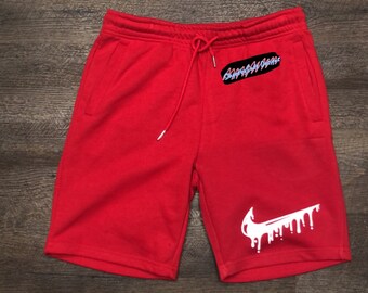 custom nike fleece shorts