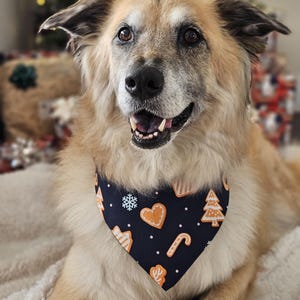Christmas Dog Bandana SNAP ON
