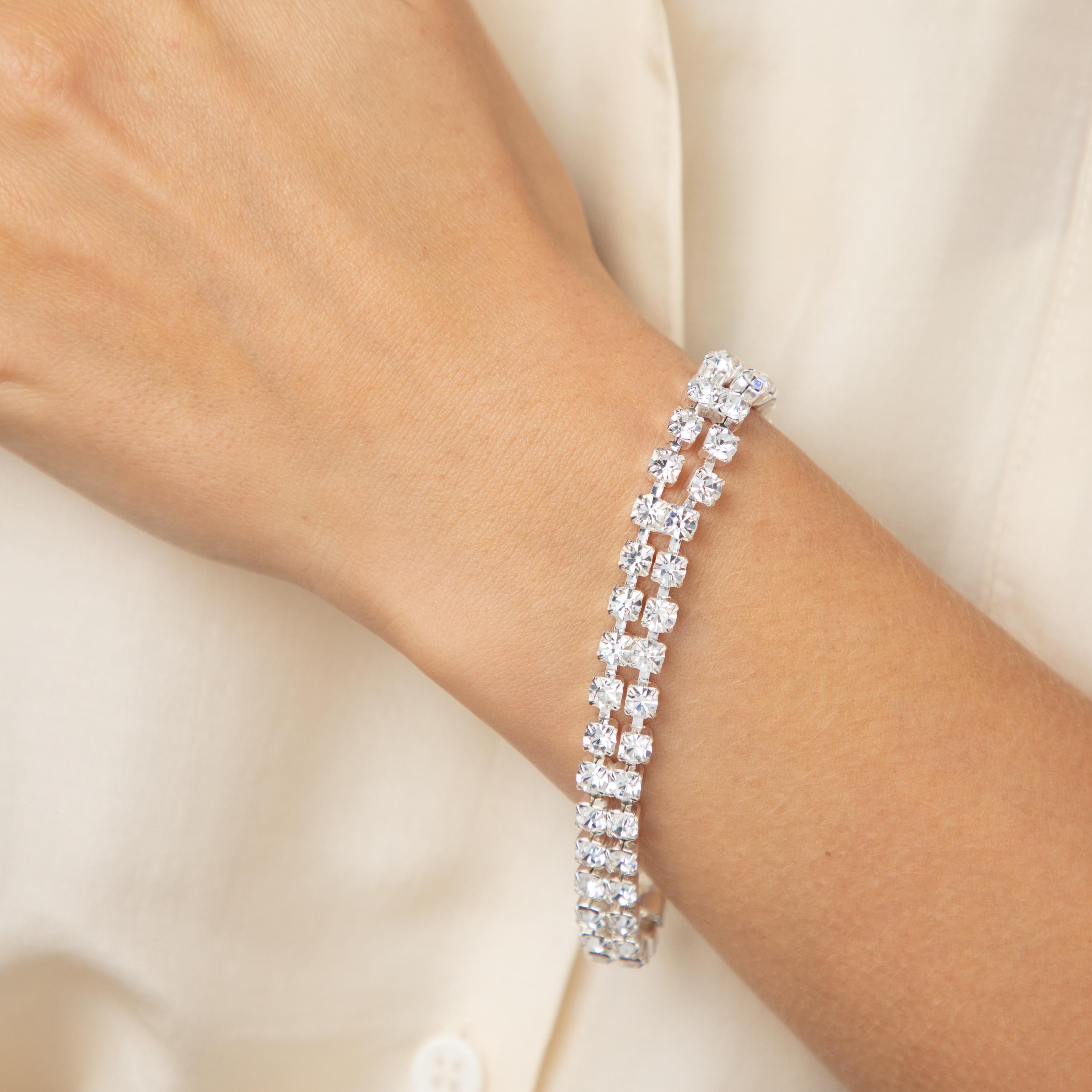 Vintage swarovski bracelet - Etsy 日本