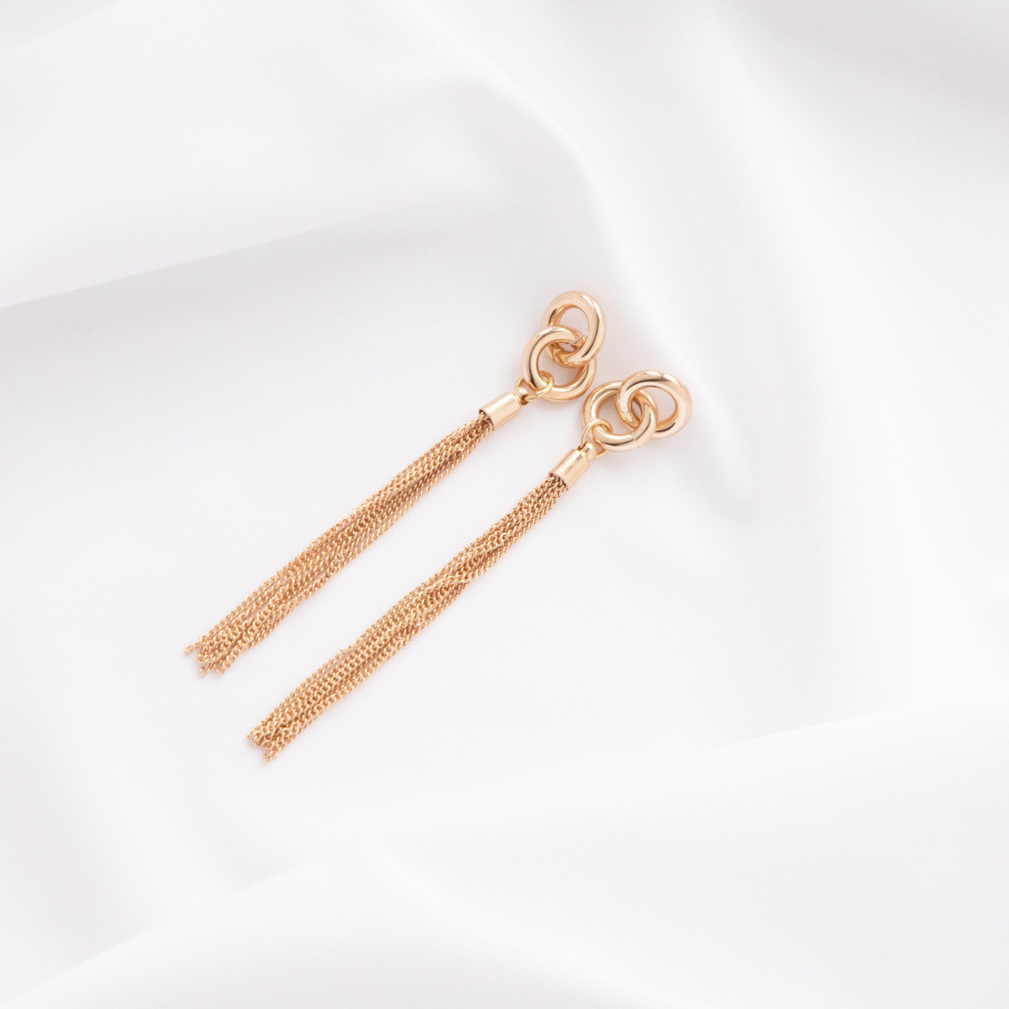 Knotted tassel earrings best sale