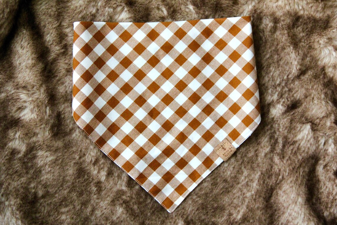 KASTANIE HaustierBandana neutral minimal Katze Hund Etsy