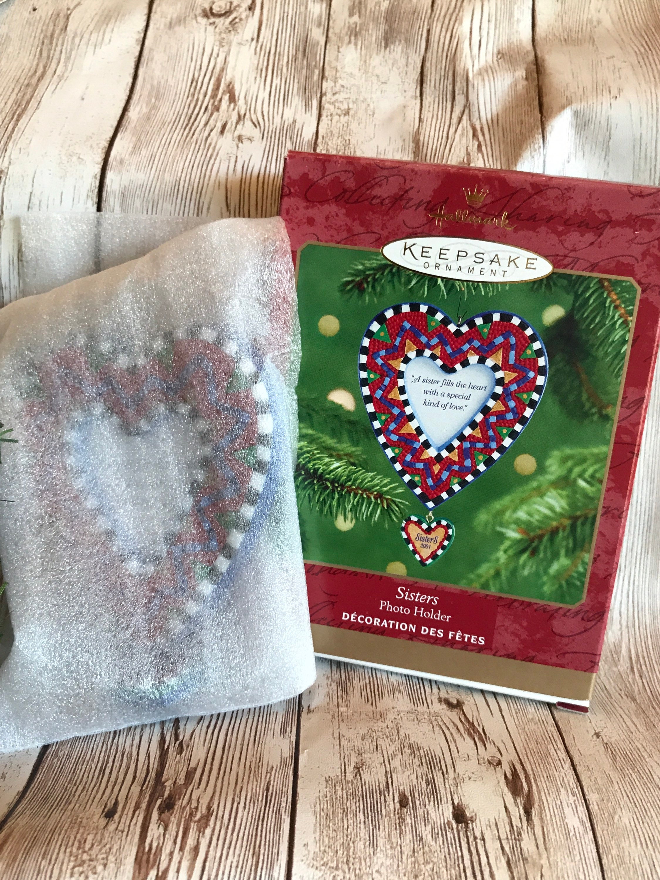 2001 Hallmark Keepsake Ornament Photo Holder sisters Etsy New Zealand