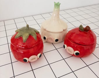 Small Ceramic Jars