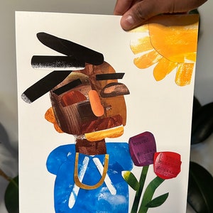 They always remembered to face the sun Print