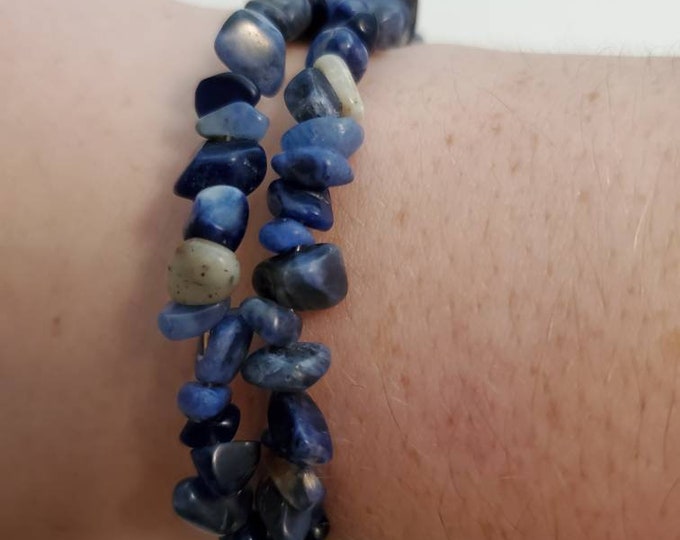 Memory Wire Sodalite Bracelet