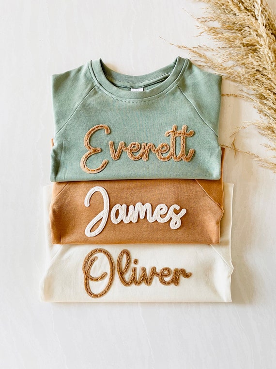 Personalized baby sweatshirt sale