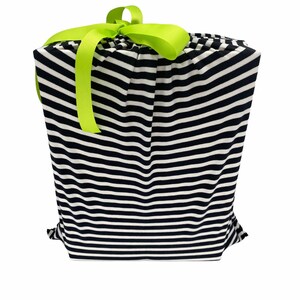 Gift Wrap, Reusable Gift Wrap, Gift Bag, Eco-Friendly Gift Wrap, Fabric Gift Bag, Sustainable Large Gift Bag &quot;Black & White&quot;