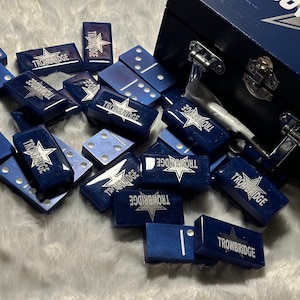 Custom Personalized Resin Domino Set
