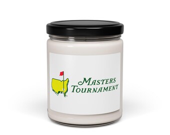 Vela de soja, temática de torneo de golf, decoración preppy, regalo para golfistas del Masters, vela aromática de 255 g (9 oz)
