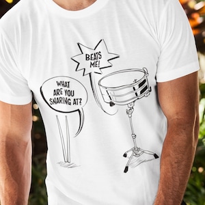 Drummer dad joke T-shirt, Drum player joke Tshirt, Snarky Tees, Birthday gift for drummer, drumming therapy shirt, gift from dad to son