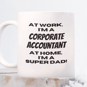 Corporate accountant mug- future accountant coffee cup, corporate accounting promotion gifts, corporate accountant graduation