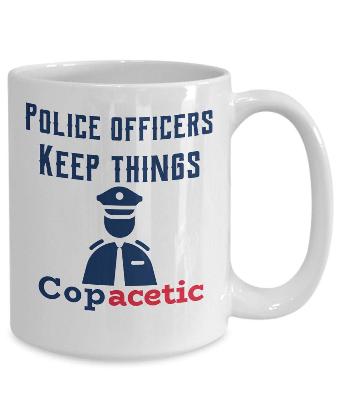 Police Officer Dad Coffee Mug- Cop Wife, Father's Day, Police ...