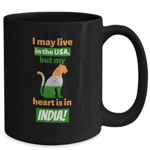 Indian American dad mug- bonus mom from India coffee cup, Indian American gifts, Indian Expat gift, Indian exchange student