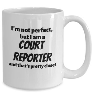 Court reporter dad mug- future court reporter present, court reporter husband coffee cup, court reporter mom gift
