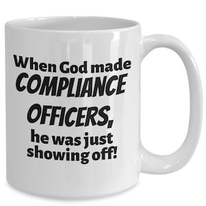 Compliance officer dad mug, compliance officer husband coffee cup, compliance officer mom gifts, future compliance officer present