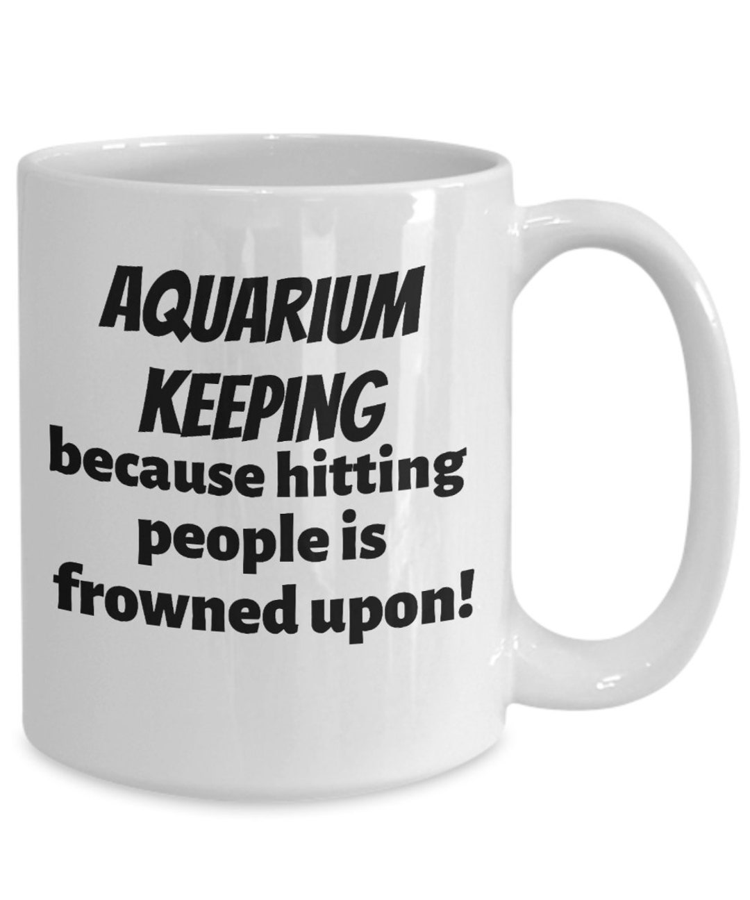Aquarium Keeper Dad Mug, Aquarium Keeping Coffee Cup, Fishkeeping