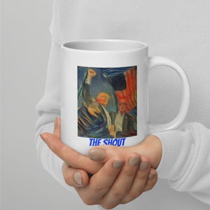 Trump Assassination Attempt Mug, Trump Vance 2024 Mug, President Donald J Trump Shooting Coffee cup, Trump Fight US Election 24 gift