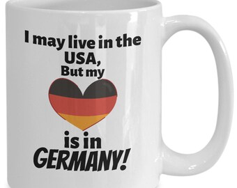 German dad mug- German mom mug, Germany coffee cup, German exchange student gifts, Deutsch husband, wife mug, funny teacher student present