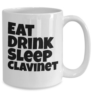 Clavinet Spieler Papa Becher, Clavinet Kaffeetasse, Clavinet Spieler Mama Geschenk, Clavinet Instrument, Clavinet Musiker Geschenk, Musikbecher, Musiker Tasse