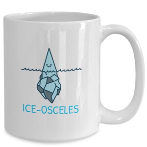 Funny Math pun mug, Trigonometry pun for chemical engineers, triangle geometry pun coffee cup, nerd geek gifts
