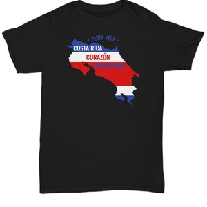Costa Rican-American dad T-shirt- Costa Rica international student expat shirt, Costa Rican bonus mom gifts