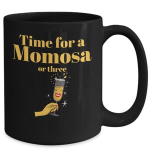 Momosa mug- funny coffee cup for mom, mother needs orange juice and vodka gifts, snarky grandma gifts