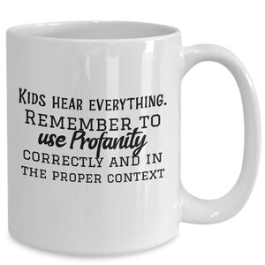 Cynisch, sarcastisch Bad Moms Club-cadeau - gebruik godslastering correct mok, edgy ongepast koffiekopje, onbiologisch zuscadeau
