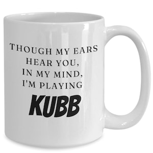 Taza de kubb, taza de café de ajedrez vikingo, regalo de cumpleaños de kubb para papá, regalo de kubb para el día del padre, regalo de cumpleaños de ajedrez vikingo, regalo de kubb para mamá en Navidad