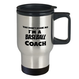 Baseball coach dad travel mug- Baseball coach mom gift, gift for Baseball coach, baseball coach uncle tumbler, gift for coach from players
