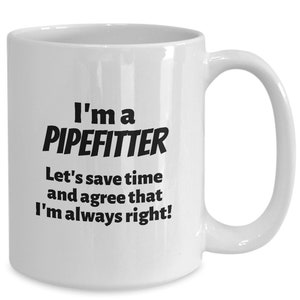 Taza para papá instalador de tuberías - Regalo para tío instalador de tuberías, presente para futuro instalador de tuberías, taza de café para esposo instalador de tuberías, regalo para mamá instalador de tuberías, comerciante sindicalizado