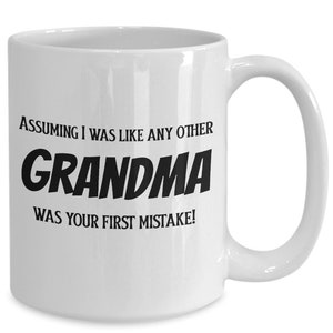 Personalized Grandma mug- Custom awesome grandmother coffee cup, gift for granny, Mamaw mug, meemaw gift, funny grandparent gifts