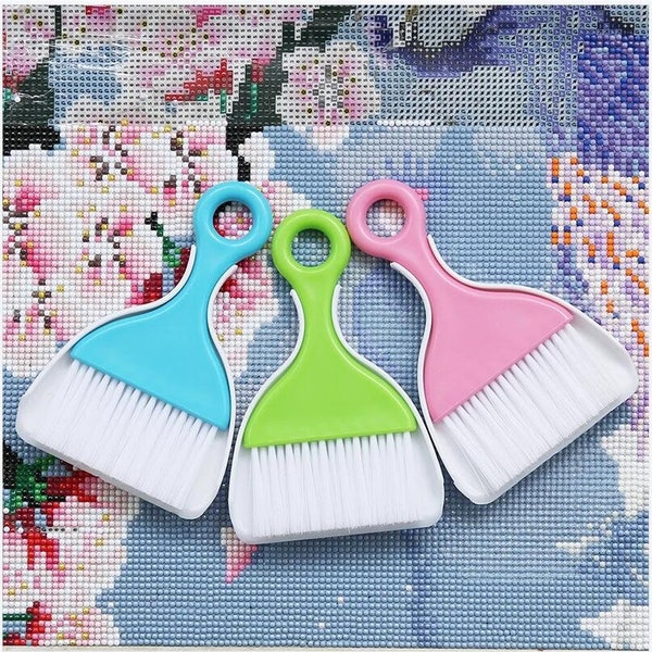 1set New Diamond Painting Cleaning Brush DIY Turning Drill Disc Cleaning Tool Sweeping Drill Artifact Cross Stitch Accessories