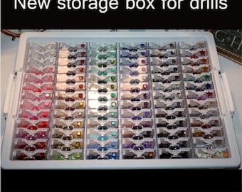 56 Grids Jewelry Box Diamond Embroidery Crystal Bead Organizer Storage Case #h4