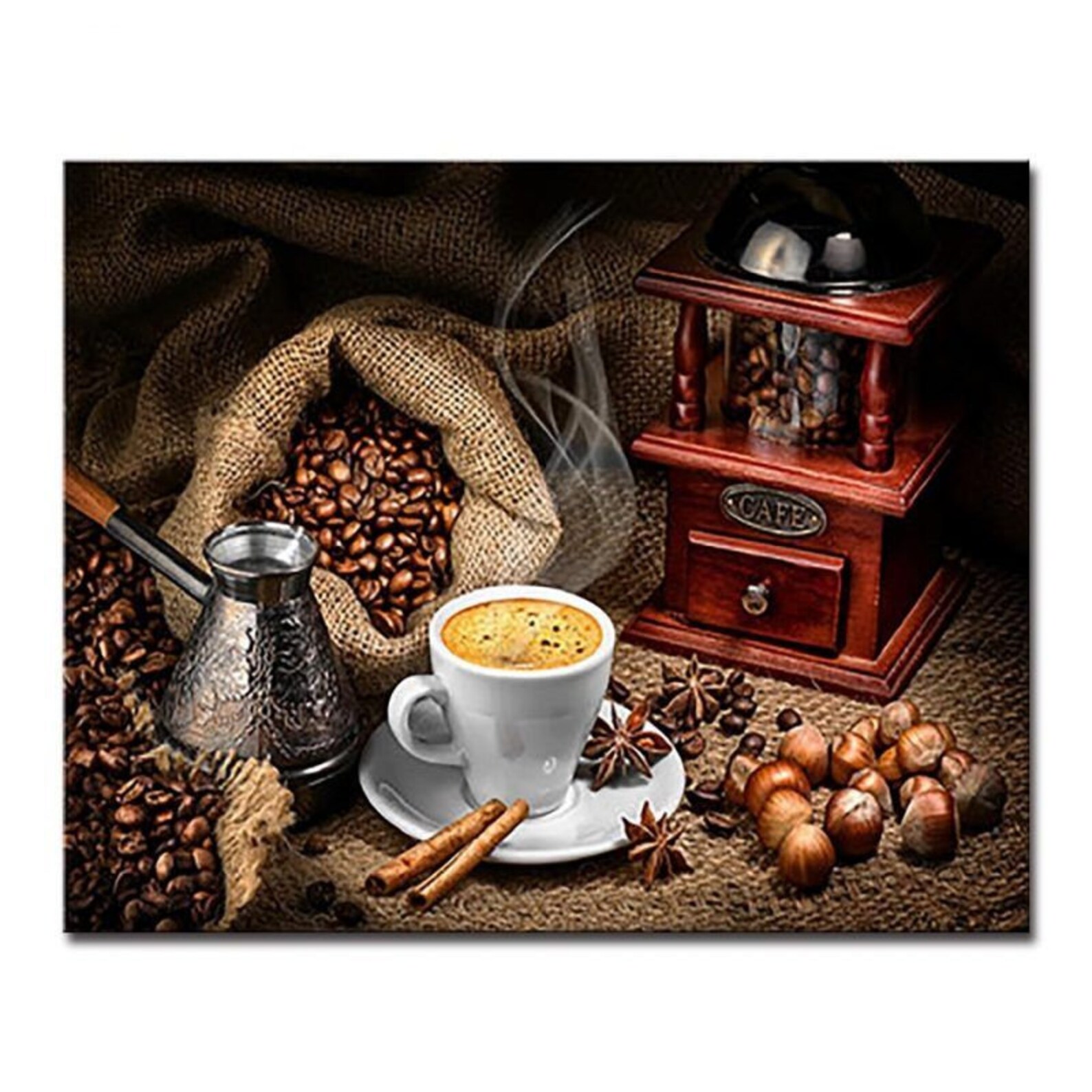 5d Diamond Painting Coffee bean DIY Painting By Etsy