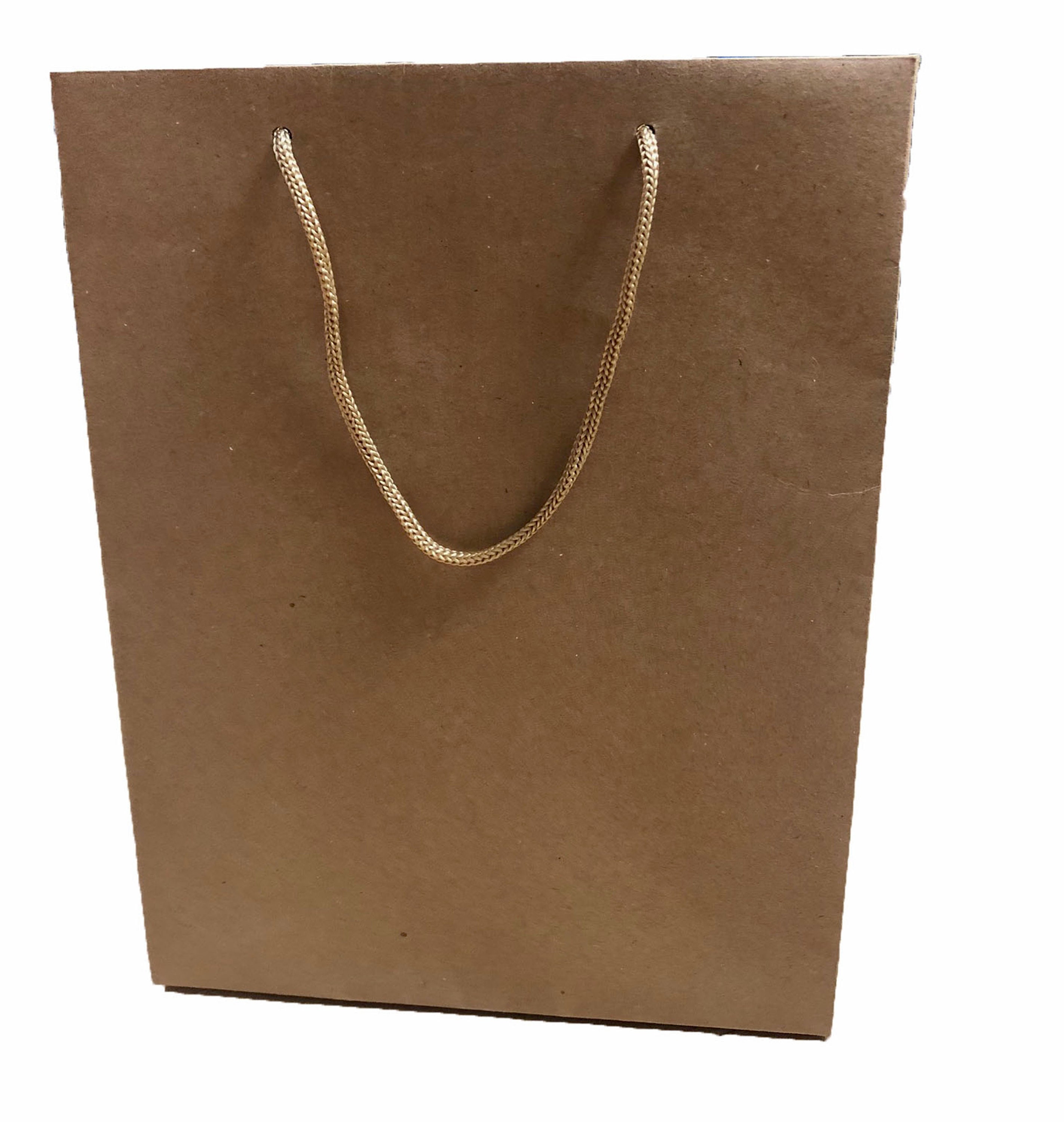 One Natural Brown Gift Bags Kraft Bag Corded Handles Etsy
